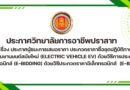 ประกาศผู้ชนะการเสนอราคา ประกวดราคาซื้อชุดปฏิบัติการนวัตกรรมยานยนต์สมัยใหม่ (Electric vehicle EV) ด้วยวิธีการประกวดราคาอิเล็กทรอนิกส์ (e-bidding) ด้วยวิธีประกวดราคาอิเล็กทรอนิกส์ (e-bidding)