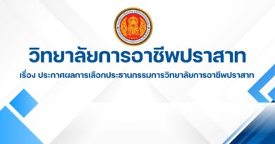 วิทยาลัยการอาชีพปราสาท เรื่อง ประกาศผลการเลือกประธานกรรมการวิทยาลัยการอาชีพปราสาท